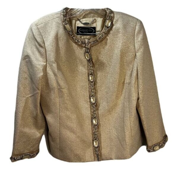Womens Sequin Jacket Casual Long Sleeve Party Small‎ - Picture 1 of 8